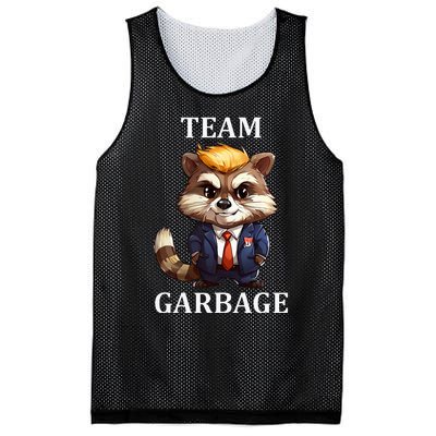 Team Garbage 2024 Racoon Donald Trump Maga Mesh Reversible Basketball Jersey Tank