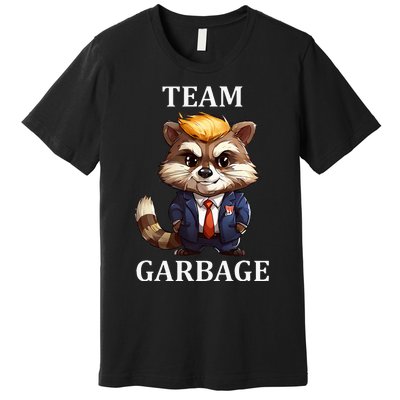 Team Garbage 2024 Racoon Donald Trump Maga Premium T-Shirt