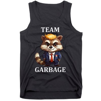 Team Garbage 2024 Racoon Donald Trump Maga Tank Top