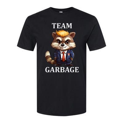 Team Garbage 2024 Racoon Donald Trump Maga Softstyle CVC T-Shirt