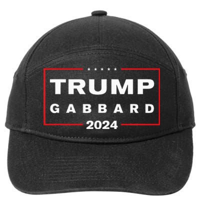 Trump Gabbard 2024 7-Panel Snapback Hat