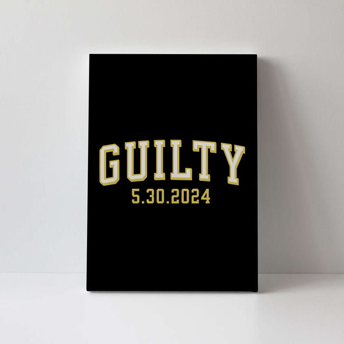 Trump Guilty 2024 Donald Trump Canvas