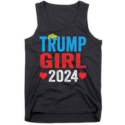 Trump Girl 2024 Cute Trump Flag Tank Top