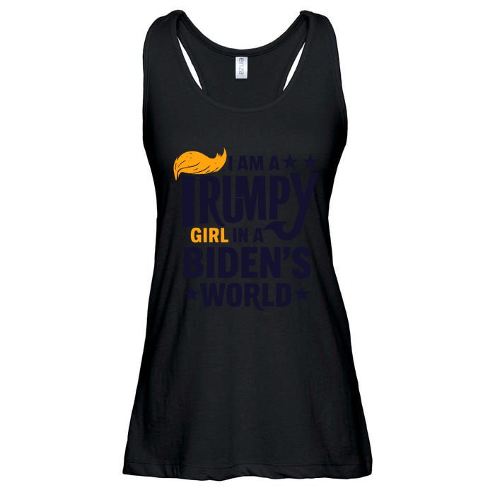 Trump Girl 2024: Unwavering Patriotism Ladies Essential Flowy Tank