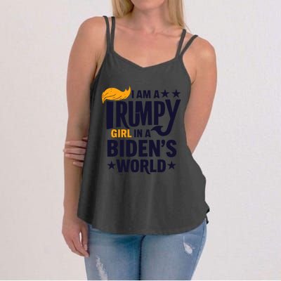 Trump Girl 2024: Unwavering Patriotism Women's Strappy Tank