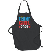 Trump Girl 2024 Shirts Cute Trump Flag Full-Length Apron With Pockets