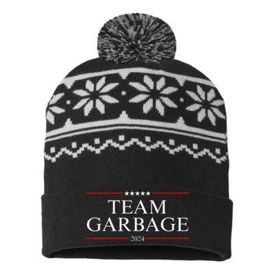 Team Garbage 2024 USA-Made Snowflake Beanie