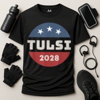 Tulsi Gabbard 2028 For President Campaign Cooling Performance Crew T-Shirt