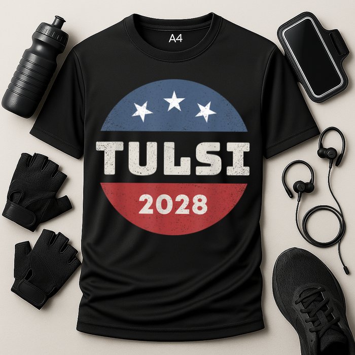Tulsi Gabbard 2028 For President Campaign Cooling Performance Crew T-Shirt