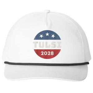 Tulsi Gabbard 2028 For President Campaign Snapback Five-Panel Rope Hat