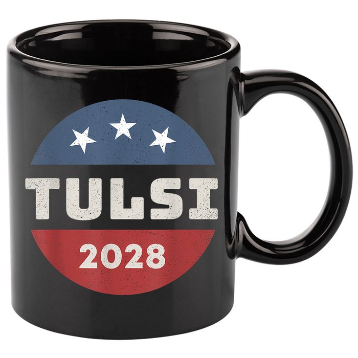 Tulsi Gabbard 2028 For President Campaign 11oz C Handle Ceramic Mug