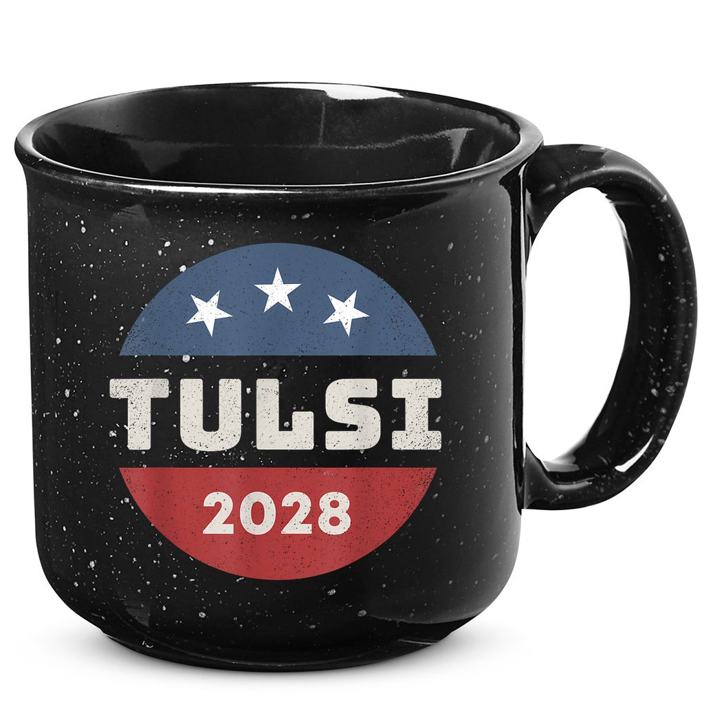 Tulsi Gabbard 2028 For President Campaign 15oz Campfire Ceramic Mug