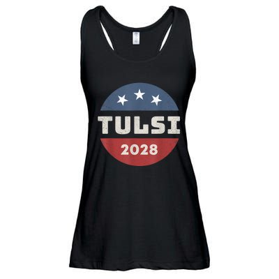 Tulsi Gabbard 2028 For President Campaign Ladies Essential Flowy Tank