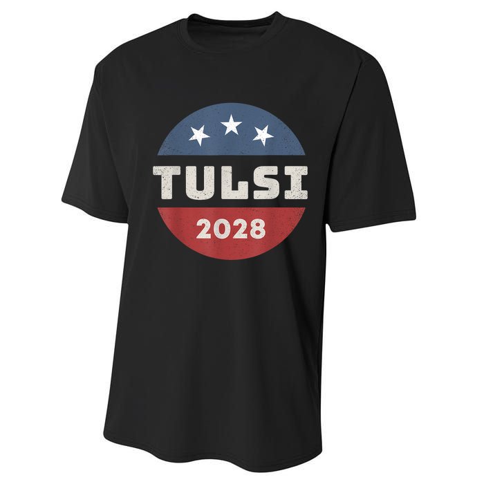 Tulsi Gabbard 2028 For President Campaign Performance Sprint T-Shirt