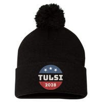 Tulsi Gabbard 2028 For President Campaign Pom Pom 12in Knit Beanie