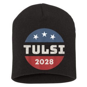 Tulsi Gabbard 2028 For President Campaign Short Acrylic Beanie