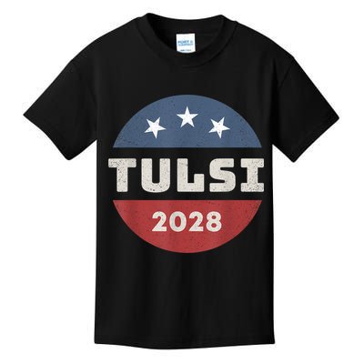 Tulsi Gabbard 2028 For President Campaign Kids T-Shirt