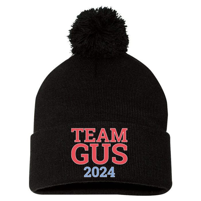 Team Gus 2024 Tim Walz Pom Pom 12in Knit Beanie