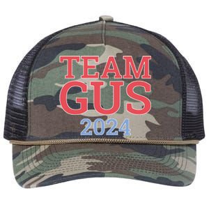 Team Gus 2024 Tim Walz Retro Rope Trucker Hat Cap