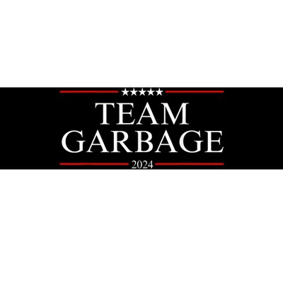 Team Garbage 2024 Bumper Sticker