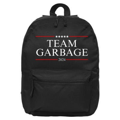 Team Garbage 2024 16 in Basic Backpack