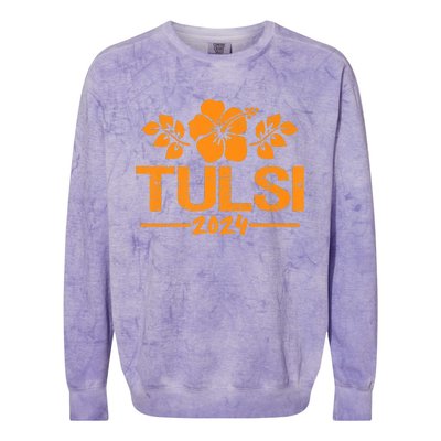 Tulsi Gabbard 2024 Colorblast Crewneck Sweatshirt