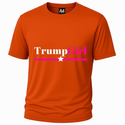 Trump Girl 2024 Trump Girl Pink Cooling Performance Crew T-Shirt