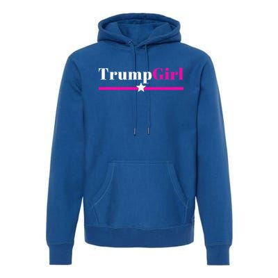 Trump Girl 2024 Trump Girl Pink Premium Hoodie