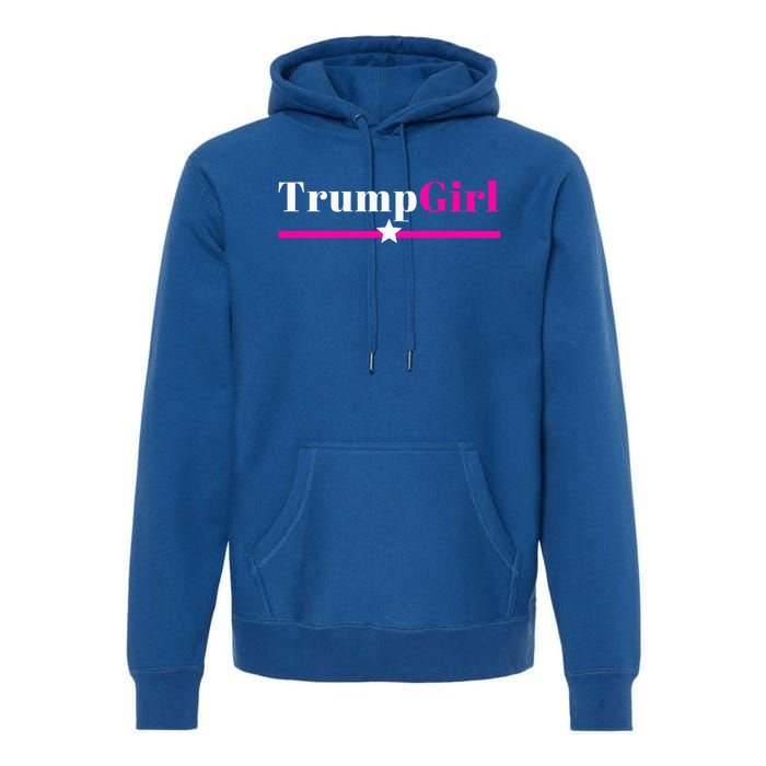 Trump Girl 2024 Trump Girl Pink Premium Hoodie