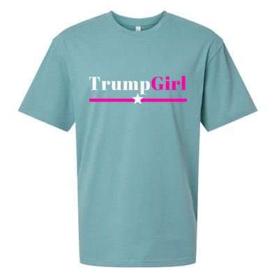 Trump Girl 2024 Trump Girl Pink Sueded Cloud Jersey T-Shirt