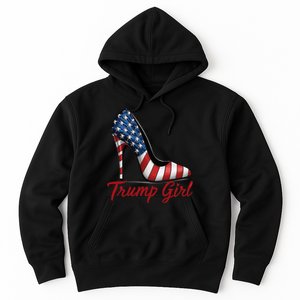 Trump Girl 2024 Cute Trump Flag Hoodie