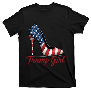 Trump Girl 2024 Cute Trump Flag T-Shirt