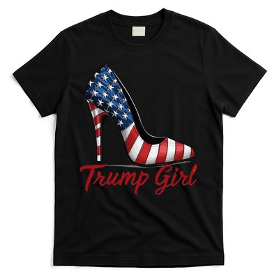 Trump Girl 2024 Cute Trump Flag T-Shirt