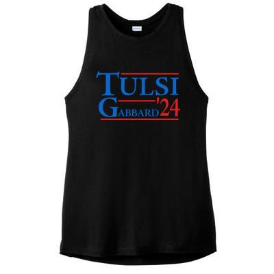 Tulsi Gabbard 2024 Ladies PosiCharge Tri-Blend Wicking Tank