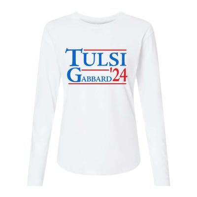 Tulsi Gabbard 2024 Womens Cotton Relaxed Long Sleeve T-Shirt