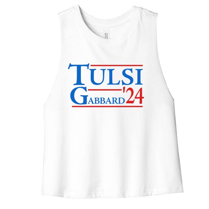 Tulsi Gabbard 2024 Women's Racerback Cropped Tank