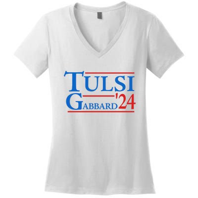 Tulsi Gabbard 2024 Women's V-Neck T-Shirt