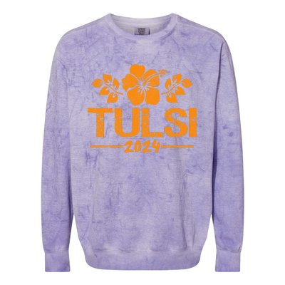 Tulsi Gabbard 2024 Colorblast Crewneck Sweatshirt