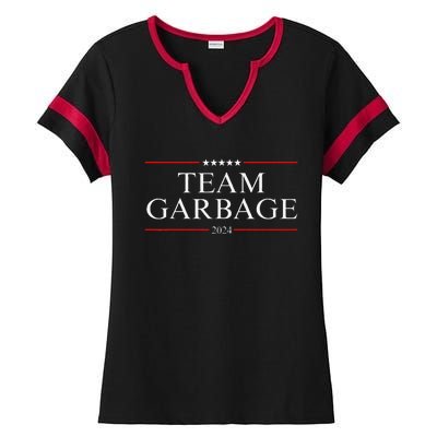 Team Garbage 2024 Ladies Halftime Notch Neck Tee