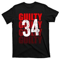 Trump Guilty 34 Counts T-Shirt