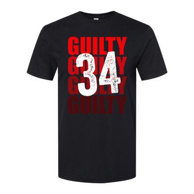 Trump Guilty 34 Counts Softstyle CVC T-Shirt