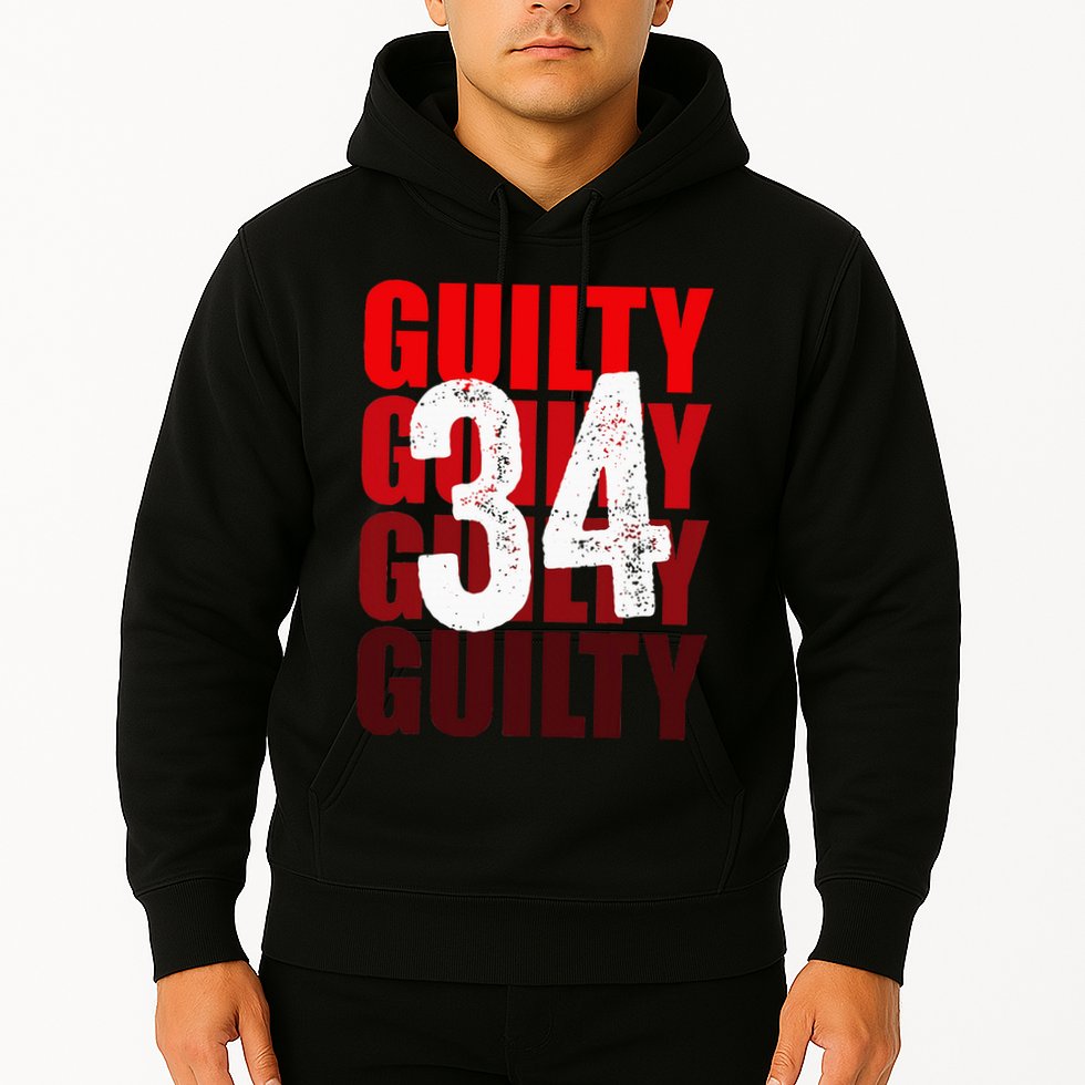 Trump Guilty 34 Counts Hoodie