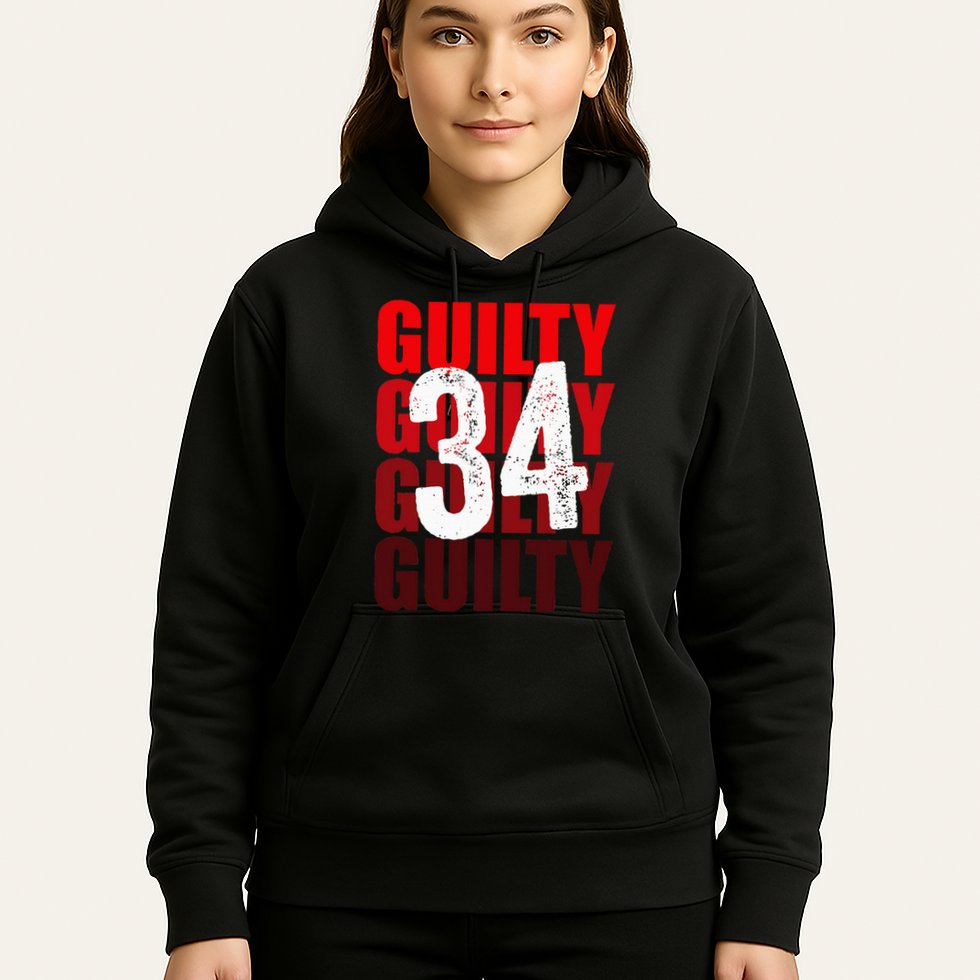 Trump Guilty 34 Counts Hoodie