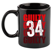 Trump Guilty 34 Counts 11oz C Handle Ceramic Mug