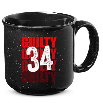 Trump Guilty 34 Counts 15oz Campfire Ceramic Mug