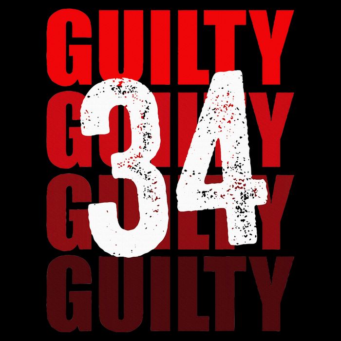 Trump Guilty 34 Counts Womens Tank Top