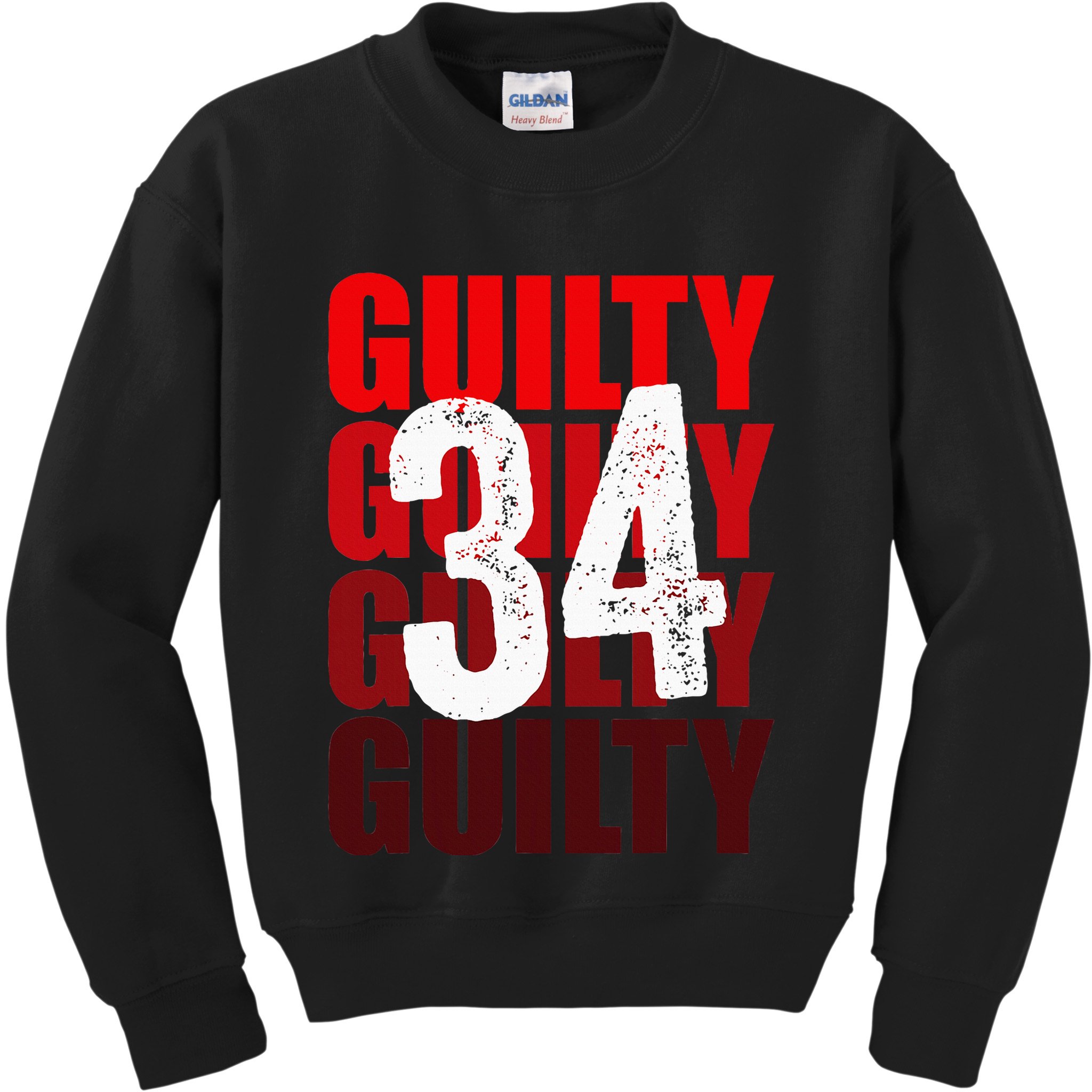 Trump Guilty 34 Counts Kids Sweatshirt