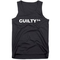 Trump Guilty 34 Counts Tank Top