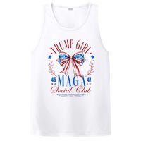 Trump Girl 45 47 Maga Est 2024 Social Club Happy 4th Of July PosiCharge Competitor Tank