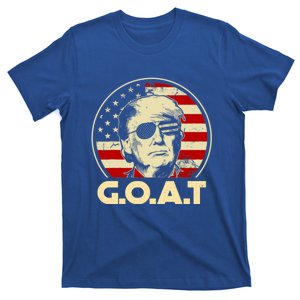 Trump Goat 45th Presidential Circle Back Election 2024 Gift T-Shirt